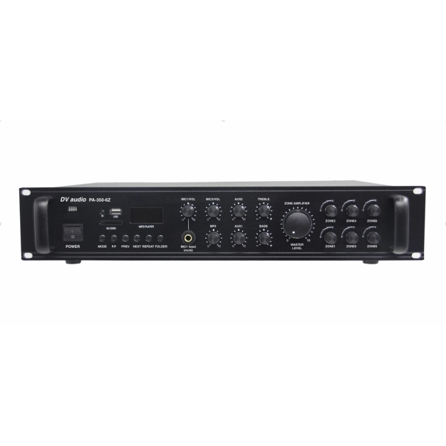 DV audio PA-350-6Z трансляційний підсилювач з USB та Bluetooth