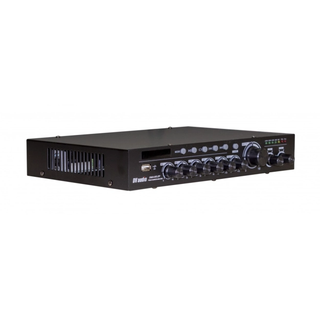 Мікшер-підсилювач DV audio DMA-60.2P з USB та Bluetooth, 60 Вт Мікшер-підсилювач DV audio DMA-60.2P з USB та Bluetooth, 60 Вт