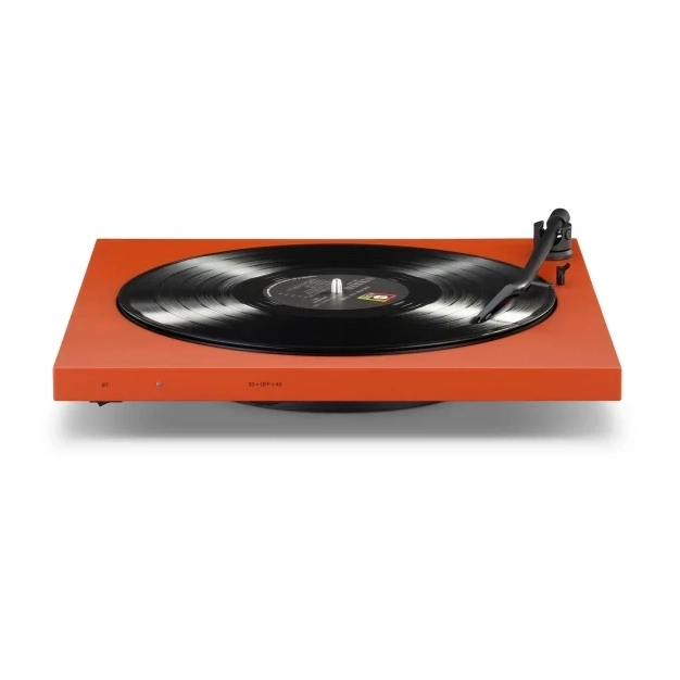 Вініловий програвач Tone Factory Turntable Terracotta Red з Bluetooth та Ortofon Вініловий програвач Tone Factory Turntable Terracotta Red з Bluetooth та Ortofon