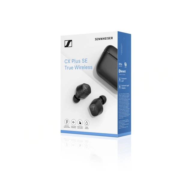Навушники Sonova CXPLUSTW1 SE з ANC та Bluetooth 5.2, black