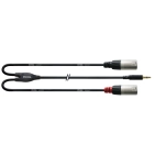 Аудіо-кабель Cordial CFY 1,8 WMM mini jack – 2 XLR, 1.8 м Аудіо-кабель Cordial CFY 1,8 WMM mini jack – 2 XLR, 1.8 м