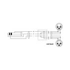 Аудіо-кабель Cordial CFY 1,8 WMM mini jack – 2 XLR, 1.8 м Аудіо-кабель Cordial CFY 1,8 WMM mini jack – 2 XLR, 1.8 м