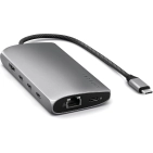 Адаптер Satechi USB-C 8K з Ethernet, Space Grey Адаптер Satechi USB-C 8K з Ethernet, Space Grey