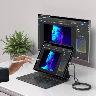 Кабель Satechi USB-C to HDMI 8K 1.8 м Space Grey