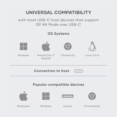 Кабель Satechi USB-C to HDMI 8K 1.8 м Space Grey