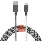 Кабель Lightning Native Union Belt Cable XL Zebra 3 м Кабель Lightning Native Union Belt Cable XL Zebra 3 м
