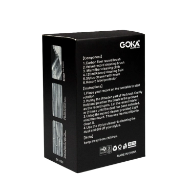 Набір для чищення вінілу Goka GK-R59 із щітками та рідиною 120 мл