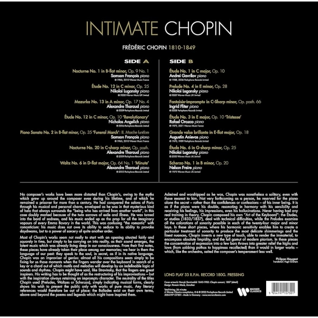 Вінілова платівка Chopin Intimate Chopin LP