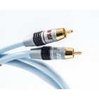 Кабель Supra Biline MP-2RCA 4 м синій для аудіопідключень Кабель Supra Biline MP-2RCA 4 м синій для аудіопідключень