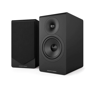AE300² Matt Black – полична акустика з тканинним твітером