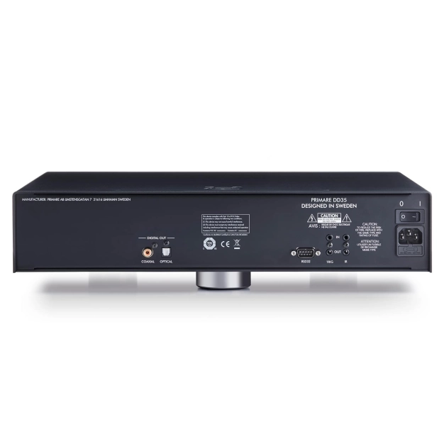 CD транспорт Primare DD35 Black з виходами RCA та Toslink
