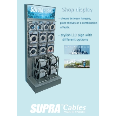 Стійка Supra BS900S з LED-підсвічуванням та тримачами для кабелів