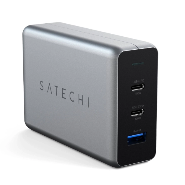 Купити Satechi 100W USB-C GaN — зарядний з 3 портами USB PD