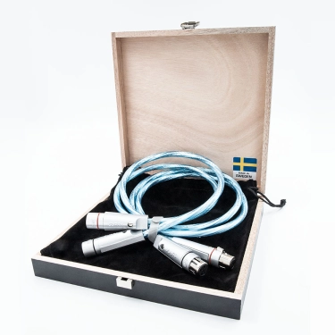 Кабель XLR Supra SWORD-IXLR Rhodium 1 м Ice Blue - міжблочний аудіо