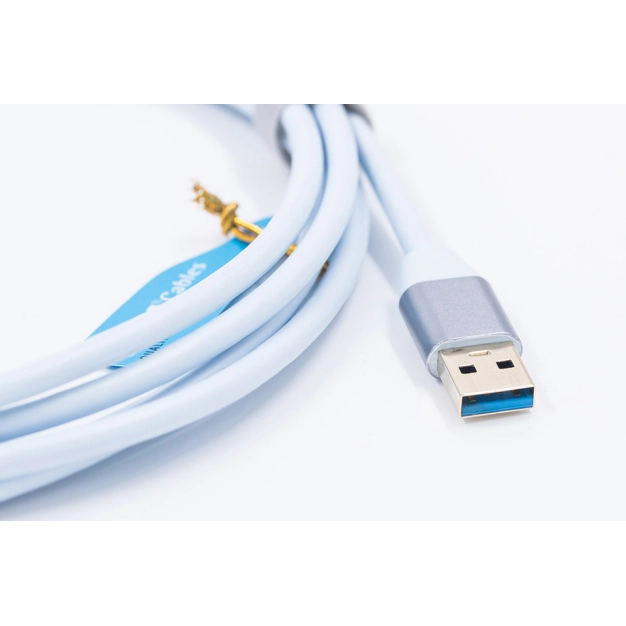 USB-кабель Supra USB 3.2 3 м Ice Blue з підтримкою 60 Вт USB-кабель Supra USB 3.2 3 м Ice Blue з підтримкою 60 Вт