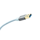 USB-кабель Supra USB 3.2 3 м Ice Blue з підтримкою 60 Вт USB-кабель Supra USB 3.2 3 м Ice Blue з підтримкою 60 Вт