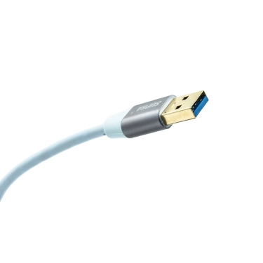 USB-кабель Supra USB 3.2 3 м Ice Blue з підтримкою 60 Вт