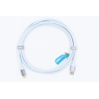 USB-кабель Supra USB 3.2 3 м Ice Blue з підтримкою 60 Вт USB-кабель Supra USB 3.2 3 м Ice Blue з підтримкою 60 Вт