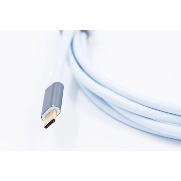 USB-кабель Supra USB 3.2 3 м Ice Blue з підтримкою 60 Вт USB-кабель Supra USB 3.2 3 м Ice Blue з підтримкою 60 Вт