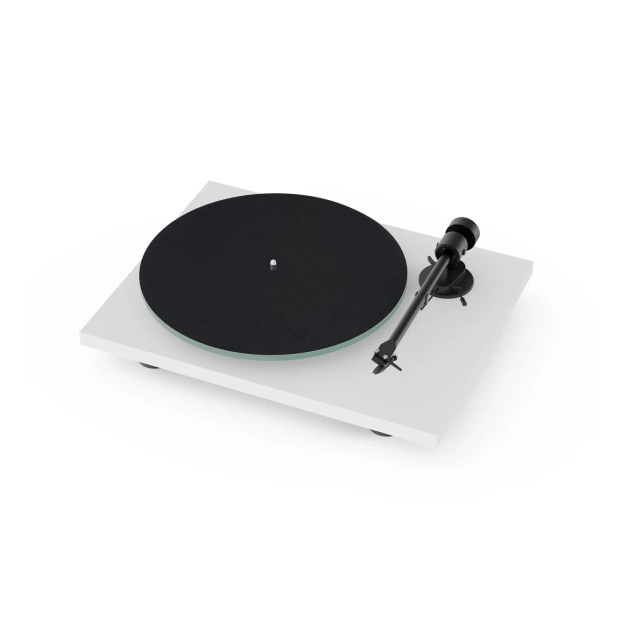 Програвач Pro-Ject T1 EVO BT OM10 із Bluetooth, білий Програвач Pro-Ject T1 EVO BT OM10 із Bluetooth, білий