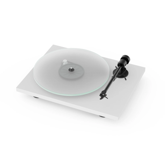 Програвач Pro-Ject T1 EVO BT OM10 із Bluetooth, білий Програвач Pro-Ject T1 EVO BT OM10 із Bluetooth, білий