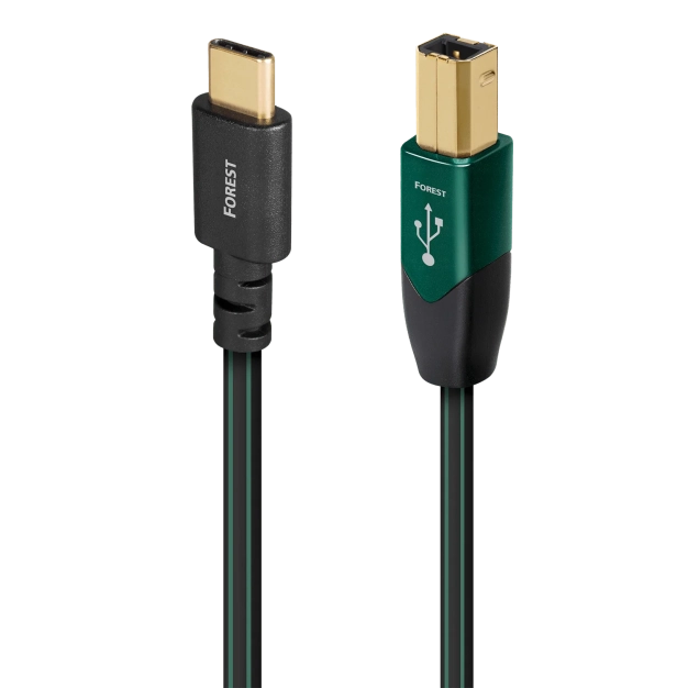 Кабель AUDIOQUEST Forest USB-C - USB-B 0.75 м, версія 2.0