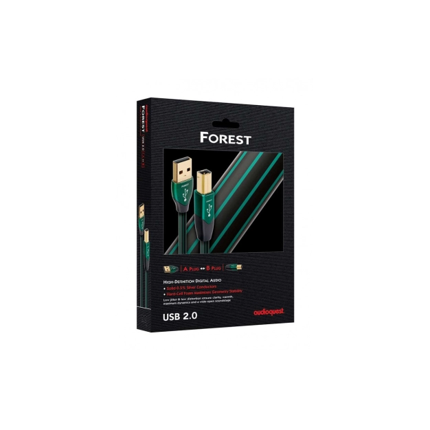 Кабель AUDIOQUEST Forest USB-C - USB-B 0.75 м, версія 2.0 Кабель AUDIOQUEST Forest USB-C - USB-B 0.75 м, версія 2.0