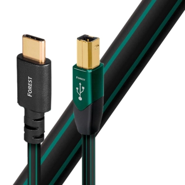 Кабель AUDIOQUEST Forest USB-C - USB-B 0.75 м, версія 2.0