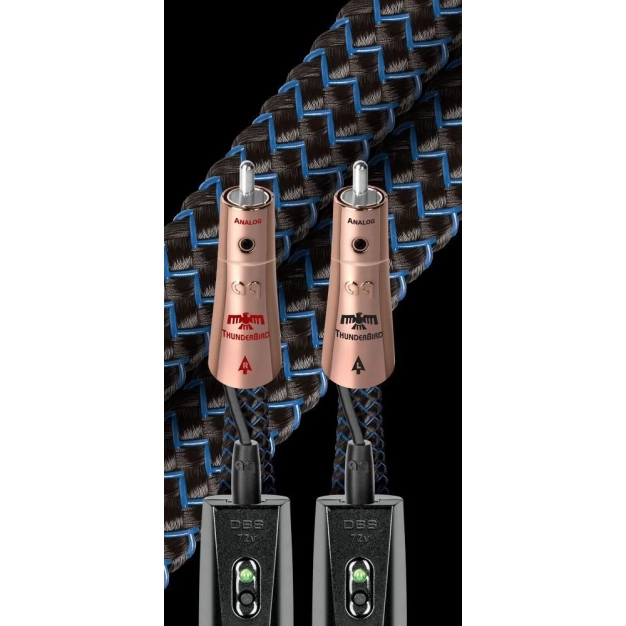 Міжблочні кабелі AudioQuest Thunderbird RCA 1.0 м Міжблочні кабелі AudioQuest Thunderbird RCA 1.0 м