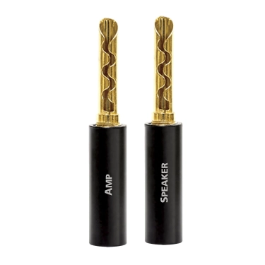 AudioQuest SureGrip100 Banana Gold - банан-штекери (набір 8 шт.)