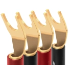 Клеми AUDIOQUEST SureGrip100 Spade Gold SPC - набір 8 шт Клеми AUDIOQUEST SureGrip100 Spade Gold SPC - набір 8 шт