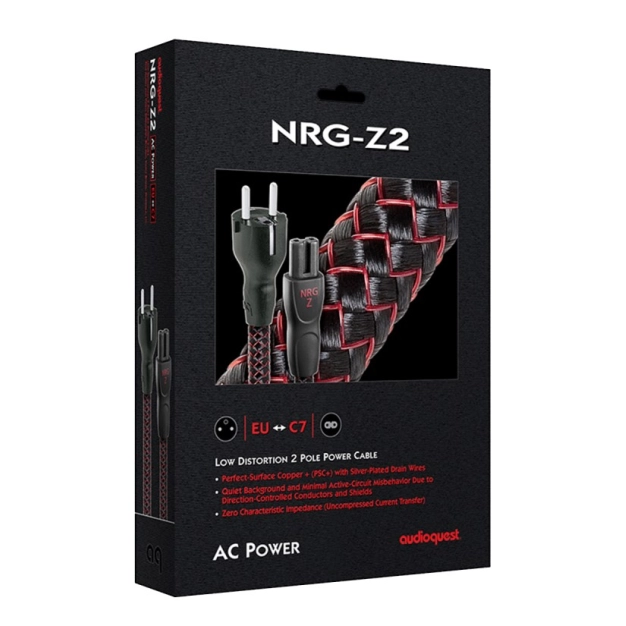 Силовий кабель AudioQuest NRG-Z2 EU 1.0 м із технологією PSC+ Силовий кабель AudioQuest NRG-Z2 EU 1.0 м із технологією PSC+