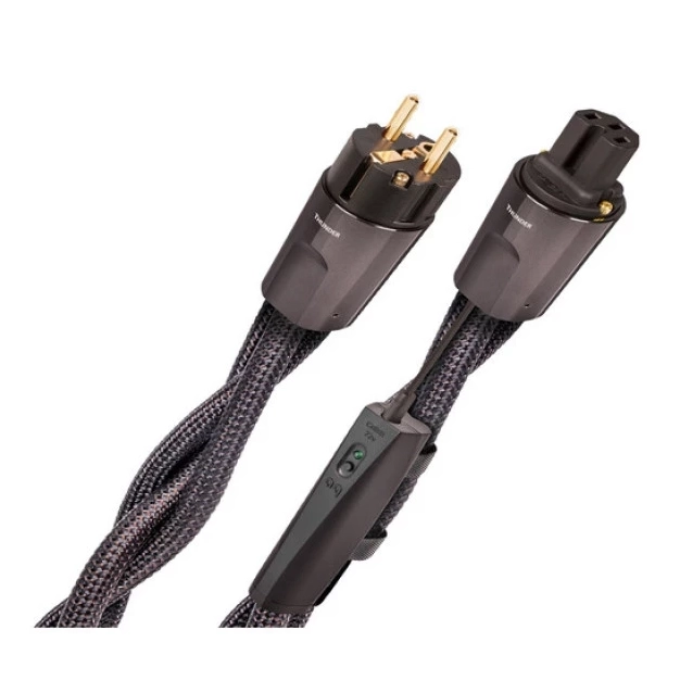 Силовий кабель AudioQuest NRG Thunder EU-IEC15 2.0 м для аудіо техніки