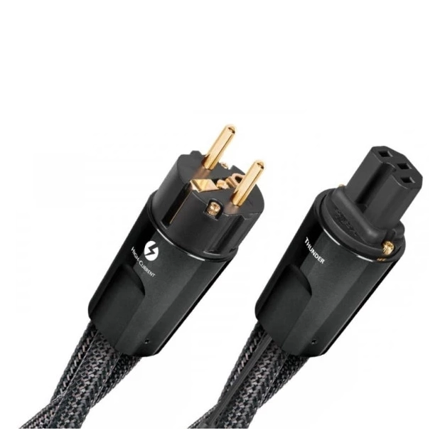 Силовий кабель AudioQuest NRG Thunder EU-IEC15 2.0 м для аудіо техніки