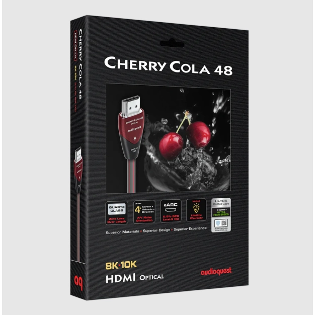 Кабель HDMI Audioquest HD 15.0m, 48G HDMI AOC Cherry Cola