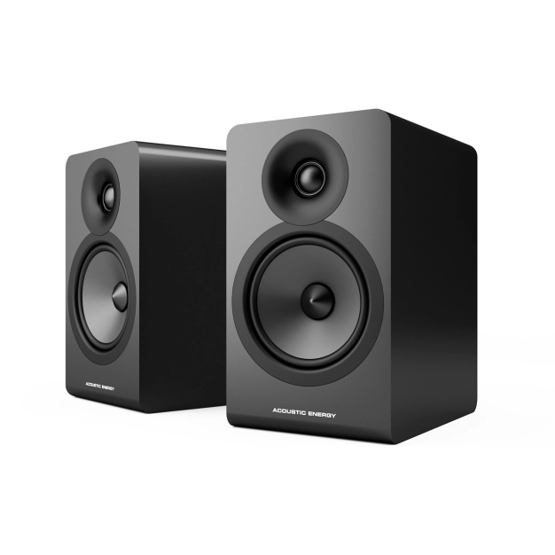 Полочна акустика AE100² Satin Black з динаміком 130 мм.