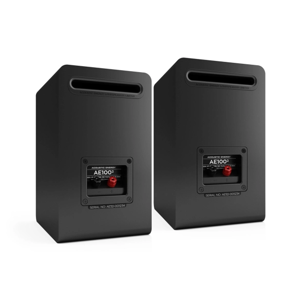 Полочна акустика AE100² Satin Black з динаміком 130 мм.