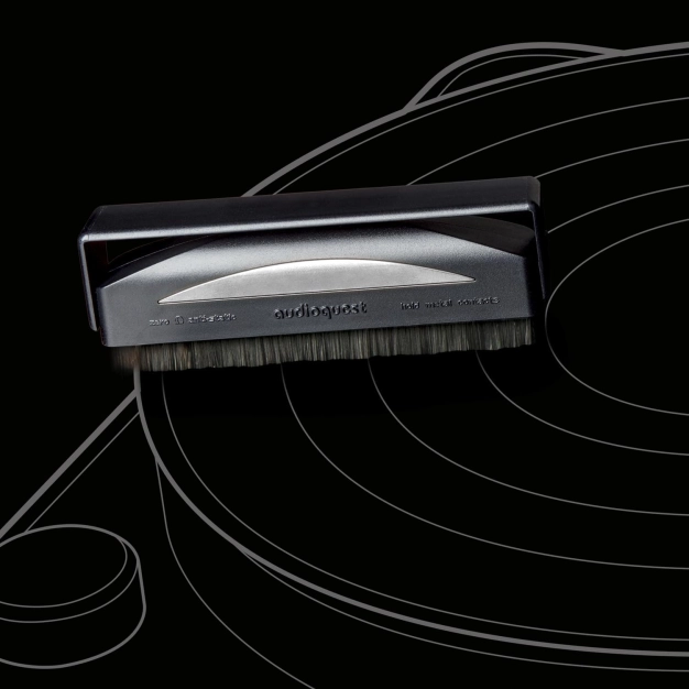 Щітка для вінілу AudioQuest Silver Anti-Static - антистатична, срібляста Щітка для вінілу AudioQuest Silver Anti-Static - антистатична, срібляста
