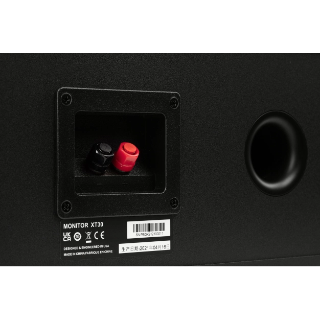 Центральний канал Polk Audio XT30 з двома 5.25" динаміками Black Центральний канал Polk Audio XT30 з двома 5.25" динаміками Black