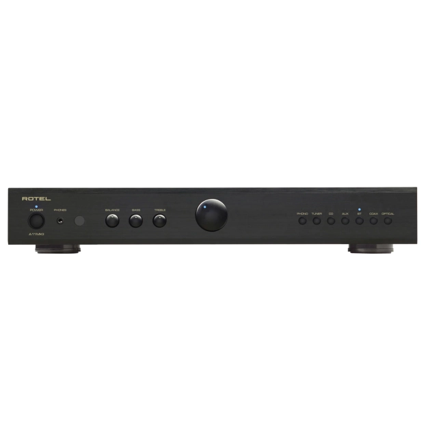 Стереопідсилювач Rotel A11 MKII Black з Bluetooth та фонокоректором