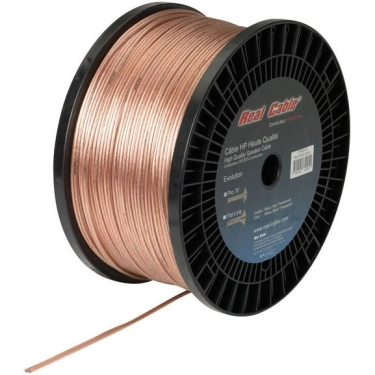Акустичний кабель Real Cable P 160 B 1,6 мм ² прозорий - бухта 200 м