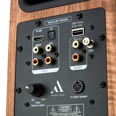 Argon Audio FENRIS Active 4 Walnut - активна акустика з Bluetooth та HDMI ARC