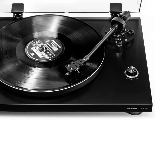 Argon Audio TT-3 Turntable Black - програвач вінілу з картриджем Ortofon OM5e Argon Audio TT-3 Turntable Black - програвач вінілу з картриджем Ortofon OM5e