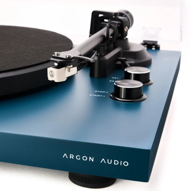 Програвач Argon Audio Turntable MK2 Atlantic Blue з MM-картриджем