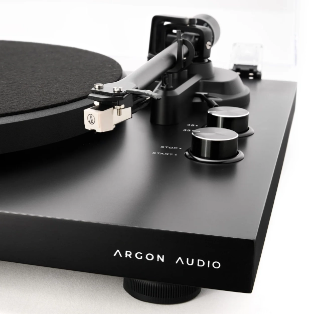 Програвач Argon Turntable MK2 Black з MM-картриджем Програвач Argon Turntable MK2 Black з MM-картриджем