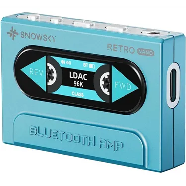 Bluetooth ЦАП із підсилювачем для навушників FiiO Snowsky Retro Nano Blue