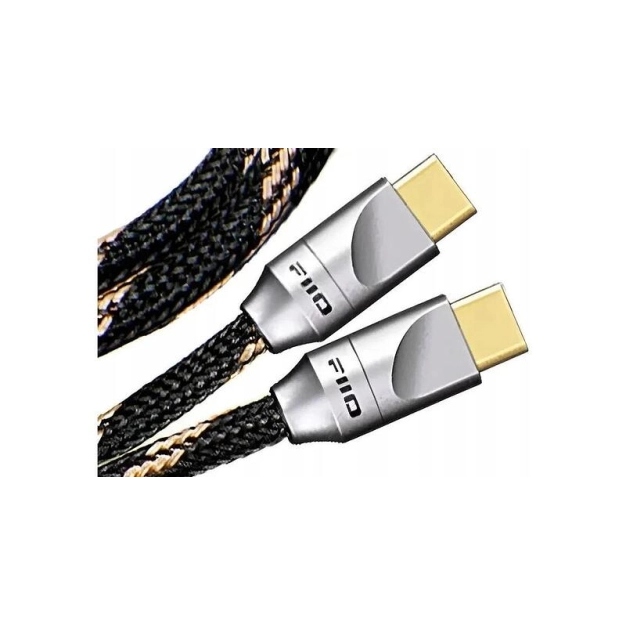 Кабель FiiO LT-TC5L USB-C 150 см з міддю та срібним покриттям Кабель FiiO LT-TC5L USB-C 150 см з міддю та срібним покриттям