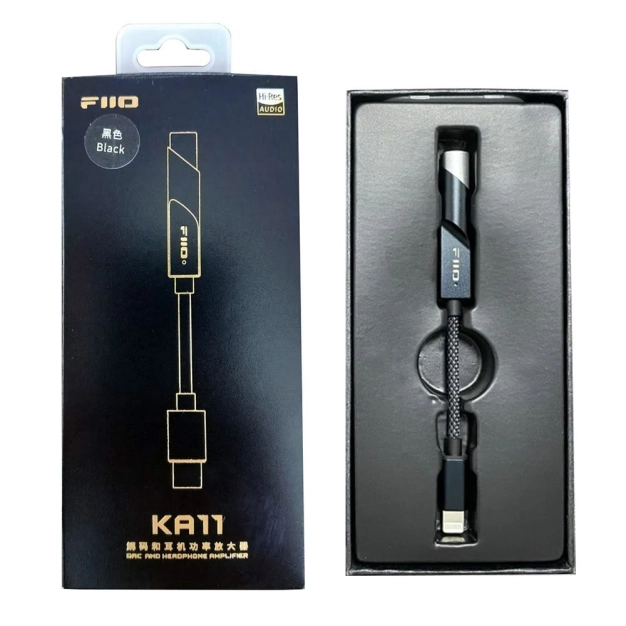 FiiO KA11 TC — портативний ЦАП та підсилювач для навушників, чорний