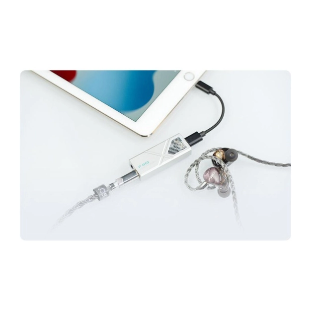 ЦАП FiiO KA13 Silver з підсилювачем та балансним виходом