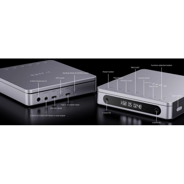 CD-плеєр FiiO DM13 BT Skylight White з Bluetooth та USB Ripping